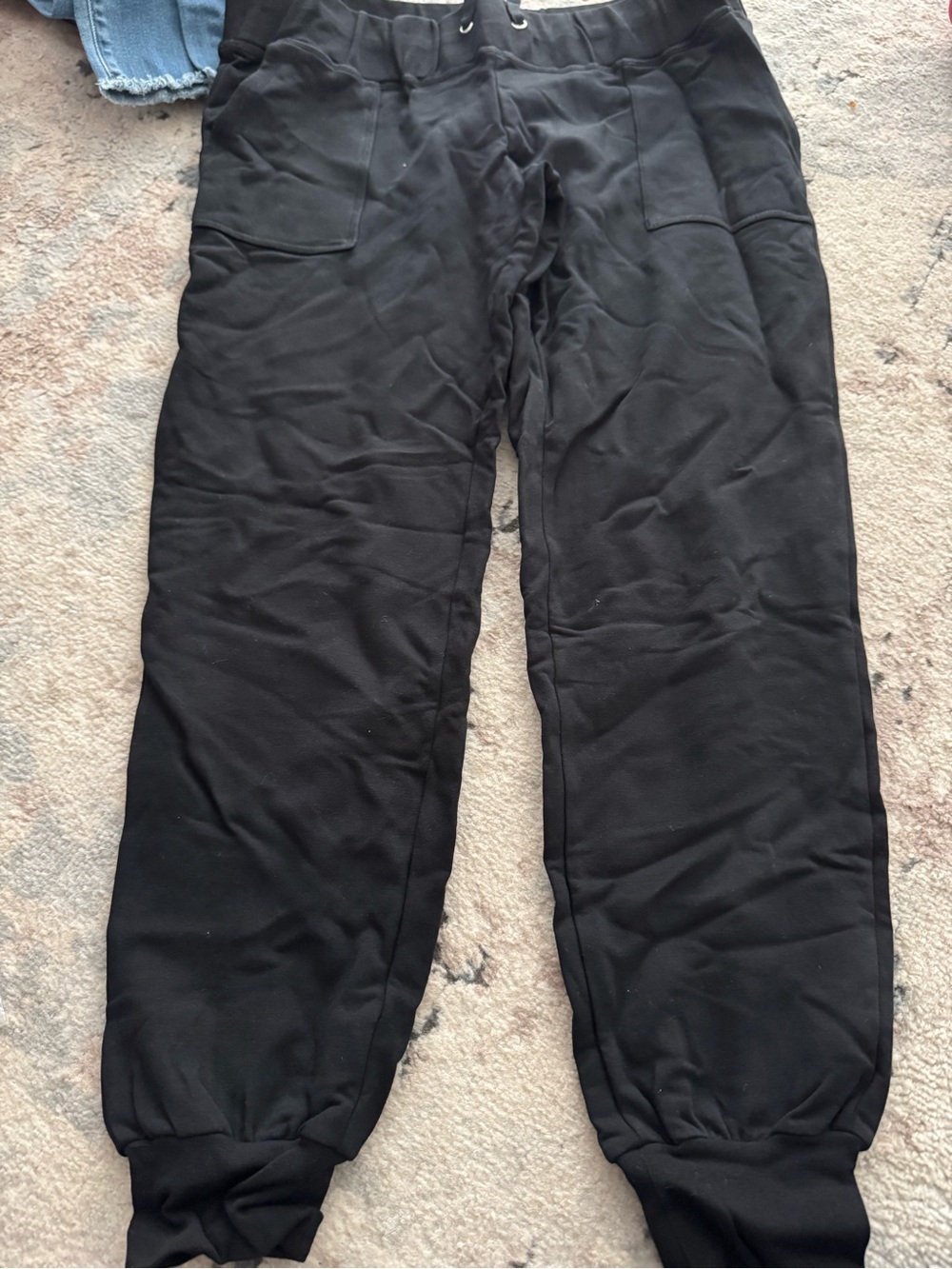 Ingrid & Isabel Black Womens Jogger Sweatpants